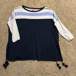 EUC Lilly Pulitzer Elba oversized tunic sweater sz L